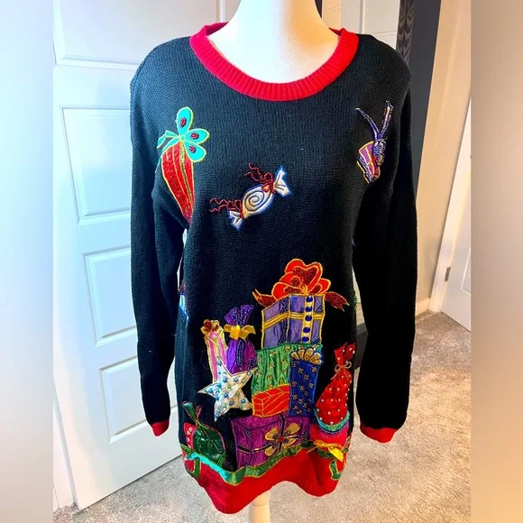 Work In Progress | Dresses | Festive Christmas Sweater Dress Size S 68 |  Poshmark
